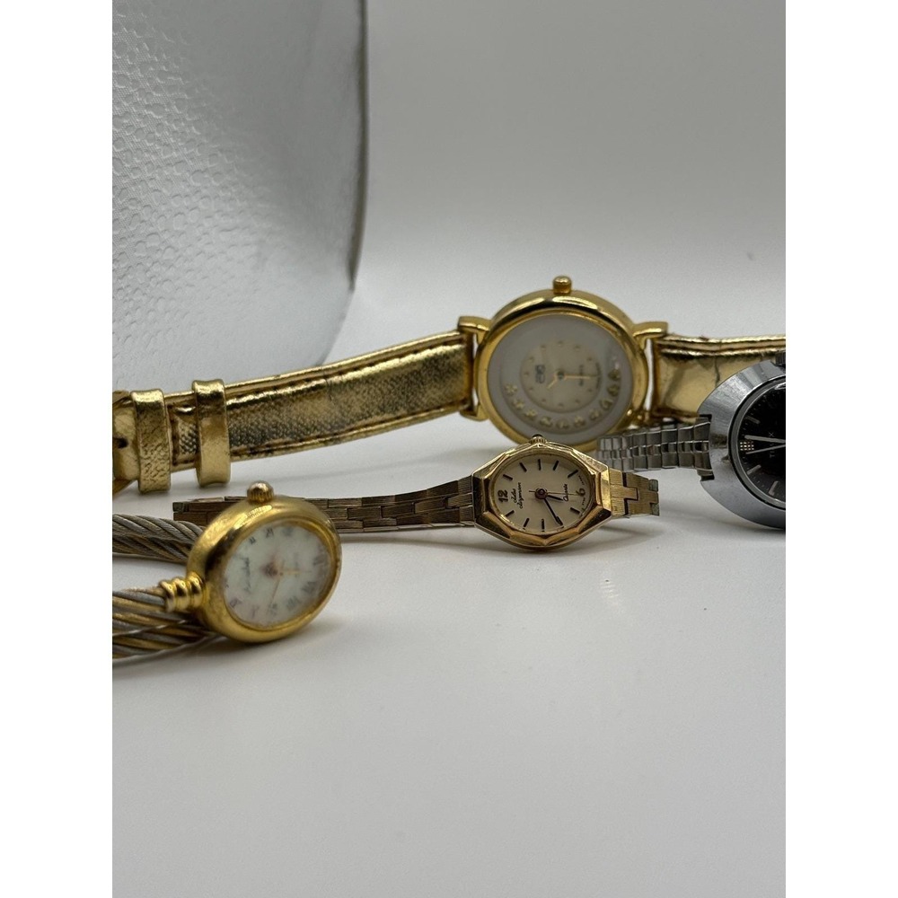Vintage Ladies Watch LotMixed Styles 8pc Bundle Gold Silver